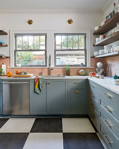 kitchen-grey-green-cabinets-pink-backsplash-1IKD2OIYao38t8r4VpRA1P-9424285c690e4428af70e3c07d5066f0
